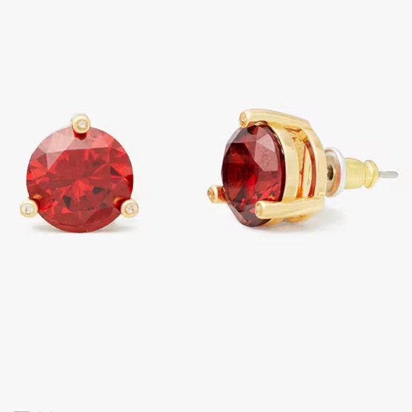 Kate Spade•Garnet Rise and Shine Studs - Picture 3 of 4